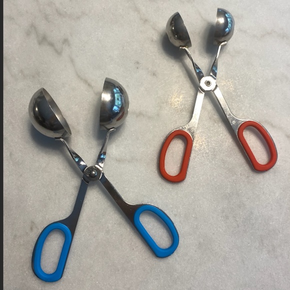 Meat Baller, Cookie Dough Scoop, Cake Pop Shapers, 2-Pack - Picture 1 of 2